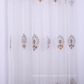 Hot sale classical european luxury embroidery sheer curtain